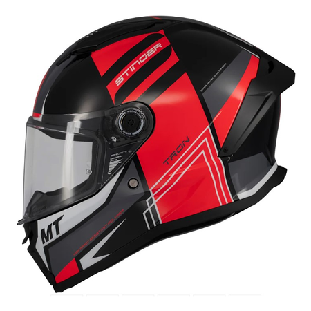 Kask integralny MT STINGER 2 TRON BLACK/GREY/RED