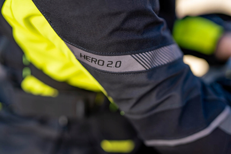 Kurtka tekstylna damska SHIMA HERO 2.0 LADY FLUO czarny szary żółty fluo