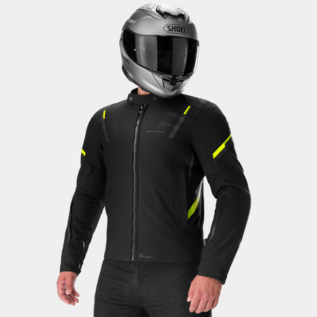 Kurtka tekstylna SHIMA RUSH 3.0 G2 FLUO czarny żółty fluo