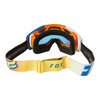 Gogle motocyklowe FOX AIRSPACE RKANE ORANGE/BLUE pomarańczowy niebieski