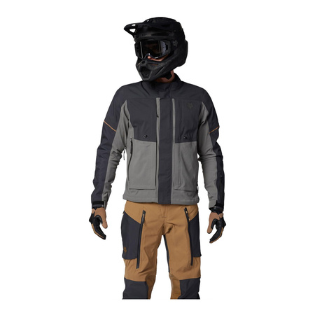 Kurtka tekstylna FOX RANGER GORE-TEX ADV PEWTER szary czarny