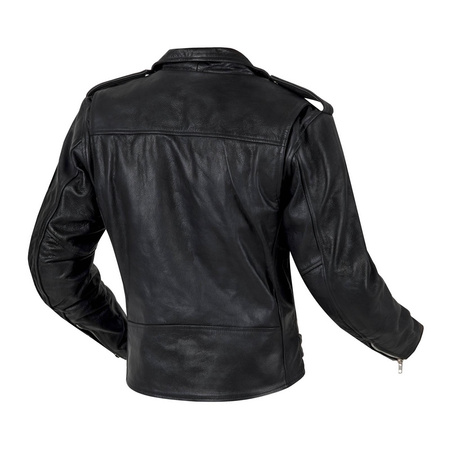 Kurtka skórzana motocyklowa ramoneska OZONE RAMONES czarna