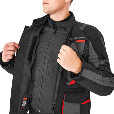 Kurtka tekstylna SHIMA HERO 2.0 MEN RED czarny szary czerwony