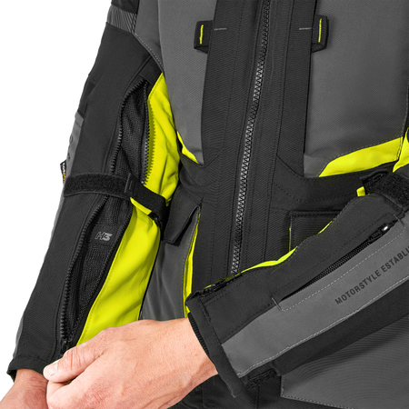Kurtka tekstylna SHIMA HERO 2.0 MEN FLUO czarny szary żółty fluo