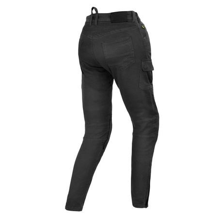 Jeansy motocyklowe damskie SHIMA GIRO LADY BLACK czarny