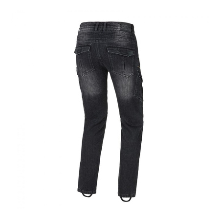 Jeansy motocyklowe SECA BADLANDS DYNEEMA BLACK czarny
