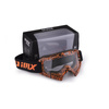 Gogle motocyklowe IMX MUD GRAPHIC ORANGE/BLACK SZYBA CLEAR pomarańczowy czarny mat