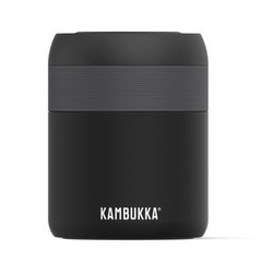 Termos obiadowy KAMBUKKA BORA Matte Black 600ml czarny biały szary