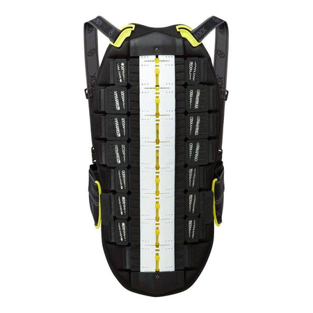 Ochraniacz kręgosłupa żółw KNOX AEGIS RACE 8 płytek czarny żółty