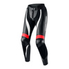 Spodnie skórzane damskie REBELHORN REBEL LADY BLACK/FLO RED/WHITE czarny biały czerwony fluo
