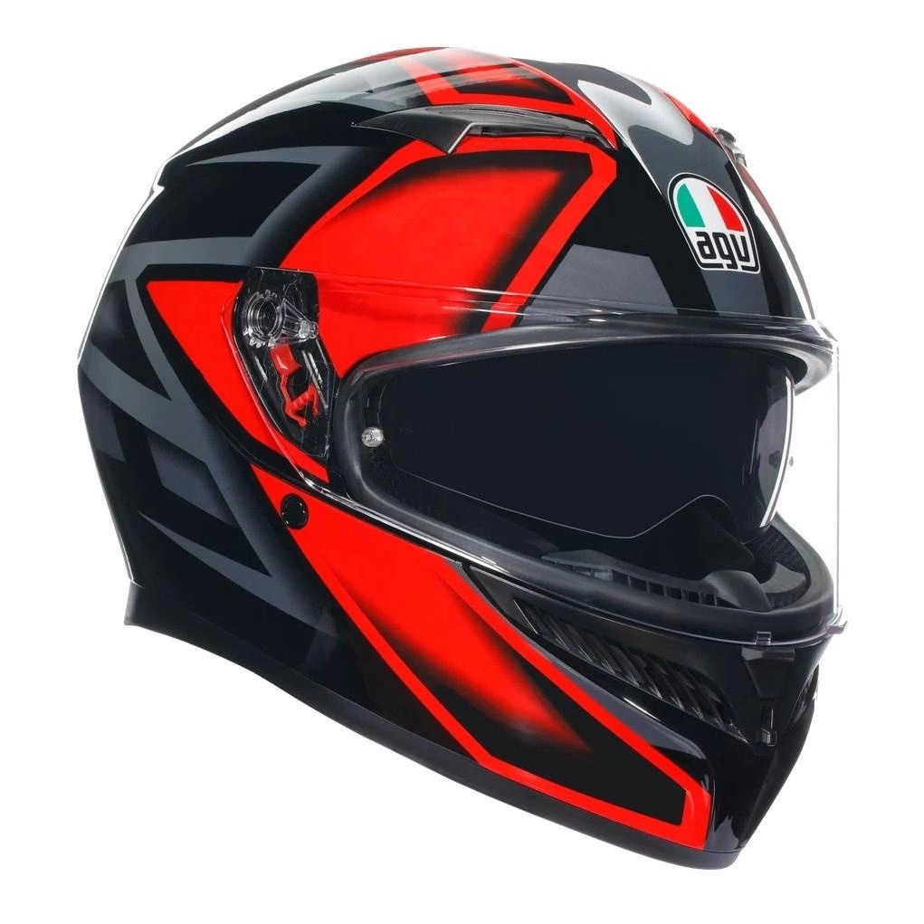 Kask Integralny Agv K Compound Black Red Czarny Czerwony Rrmoto Pl