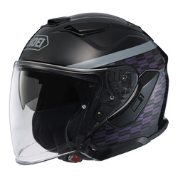 Kask otwarty SHOEI J-CRUISE 3 ACCONIC TC-2 czarny fioletowy