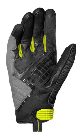 Rękawice miejskie damskie SPIDI G-CARBON LADY YELLOW FLUO biały czarny żółty fluo
