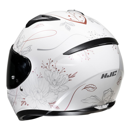 Kask integralny HJC C10 EPIK WHITE biały złoty srebrny