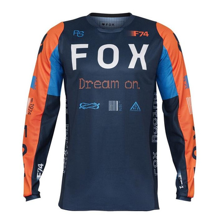 Bluza cross FOX 180 RACE SPEC MIDNIGHT granatowy pomarańczowy