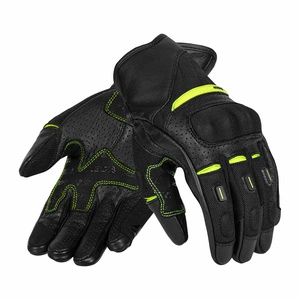 Rękawice miejskie SECA AXIS MESH II FLUO YELLOW czarny żółty fluo