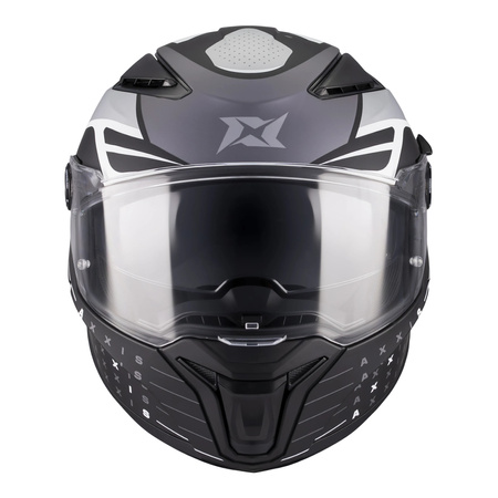 Kask integralny AXXIS PANTHER SV DIMENSION B0 MATT szary czarny biały