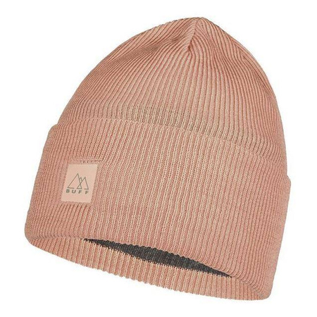 Czapka zimowa BUFF CROSSKNIT HAT SOLID PALE PINK