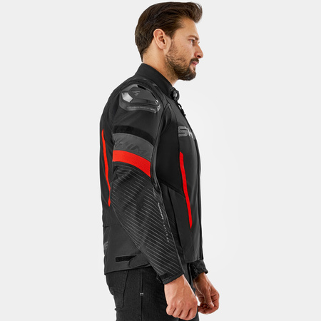Kurtka tekstylna SHIMA SOLID 2.0 RED czarny czerwony