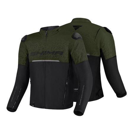 Kurtka tekstylna SHIMA DRIFT MEN KHAKI zielony czarny