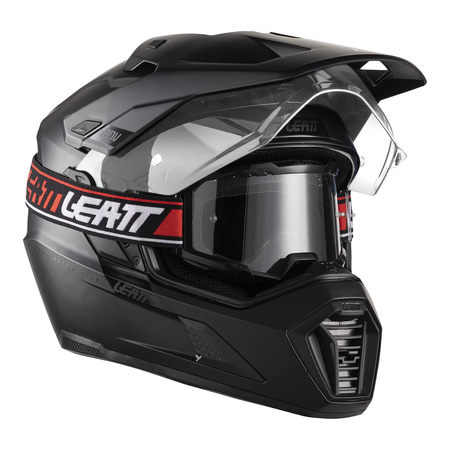 Kask cross z goglami LEATT ADV 7.5 BLACK czarny