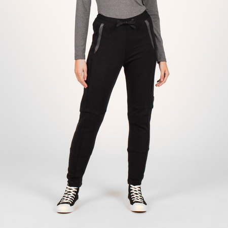 Jeansy motocyklowe KNOX SHIELD JOGGING BLACK czarny
