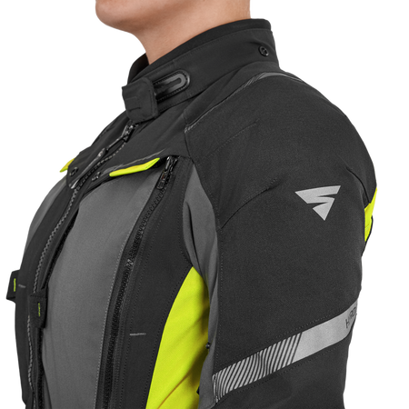 Kurtka tekstylna damska SHIMA HERO 2.0 LADY FLUO czarny szary żółty fluo