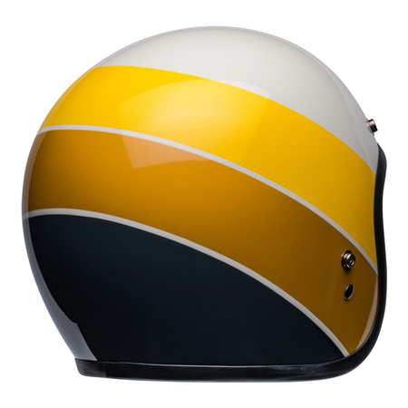Kask otwarty BELL CUSTOM 500 RIF SAND/YELLOW biały żółty złoty czarny