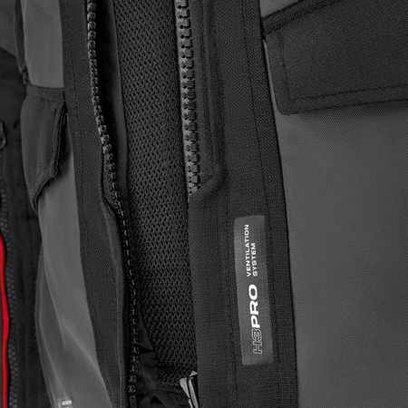 Kurtka tekstylna SHIMA DUNE RED czarny szary czerwony