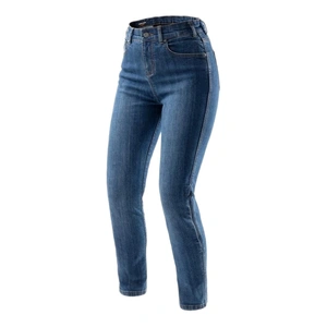 Jeansy motocyklowe damskie REBELHORN CLASSIC MONOLAYER LADY WASHED BLUE niebieski