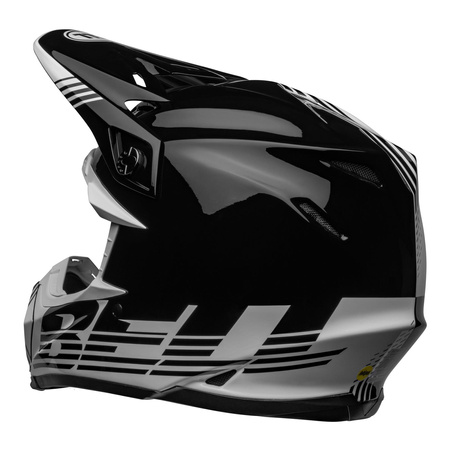 Kask cross BELL MOTO-9 MIPS LOUVER BLACK/WHITE biały czarny