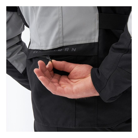 Kurtka tekstylna REBELHORN SCOUT BLACK/GREY/FLUO YELLOW czarny szary żółty fluo