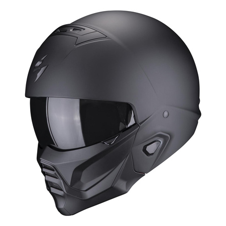 Kask otwarty SCORPION EXO-COMBAT II SOLID MATT BLACK czarny mat