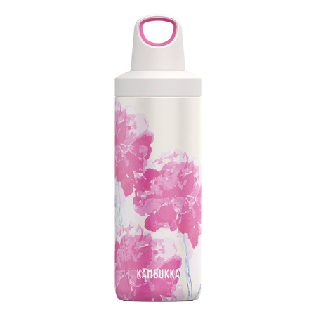 Butelka termiczna KAMBUKKA RENO INSULATED Pink Blossom 500ml biały różowy