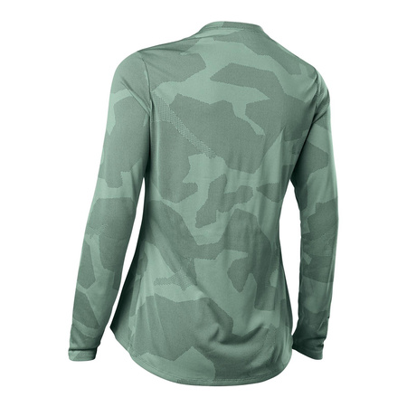 Koszulka rowerowa damska FOX LADY RANGER Z DŁUGIM RĘKAWEM TRU DRI EUCALYPTUS zielony