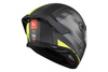 Kask integralny MT THUNDER 4 SV THREADS MATT GREY/GREEN szary żółty fluo zielony