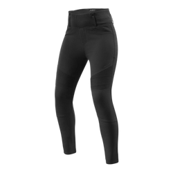 Jeansy motocyklowe damskie REVIT ELLISON LADY SHORT BLACK czarny