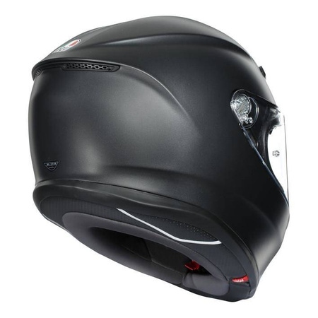 Kask integralny AGV K6 BLACK MATT czarny mat