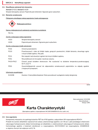 Zestaw do czyszczenia i smarowania łańcucha GRITT BY LEATT DRIVETRAIN KIT MOTO OFF-ROAD