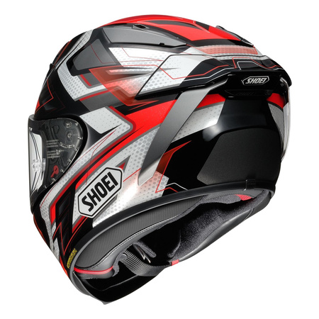 Kask integralny SHOEI X-SPR PRO ESCALATE TC-1 czerwony czarny biały