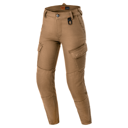 Jeansy motocyklowe damskie SHIMA RECON LADY SAND beżowy