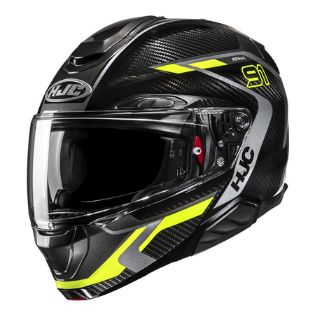 Kask szczękowy HJC RPHA 91 CARBON LAGOS BLACK/YELLOW czarny złoty