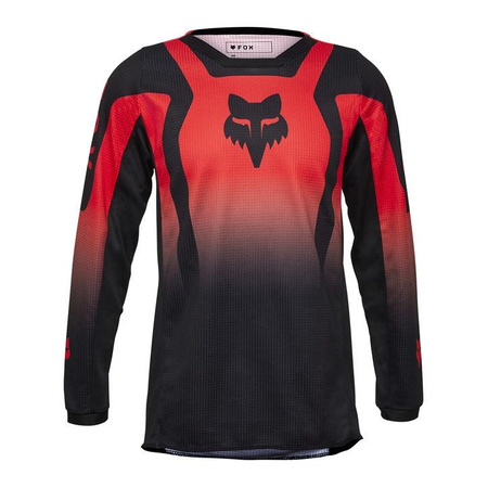 Bluza cross dziecięca FOX JUNIOR 180 LEAN FLUORESCENT RED czerwony fluo