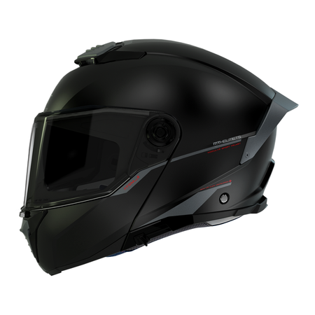 Kask szczękowy MT ATOM 2 SV SOLID MATT BLACK czarny mat
