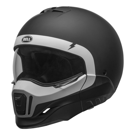 Kask szczękowy BELL BROOZER CRANIUM MATTE BLACK/WHITE czarny biały