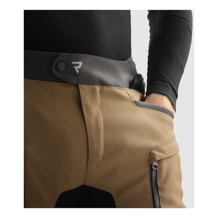 Spodnie tekstylne REBELHORN HARDY 3.0 DESERT/GREY/RED brązowy szary czerwony