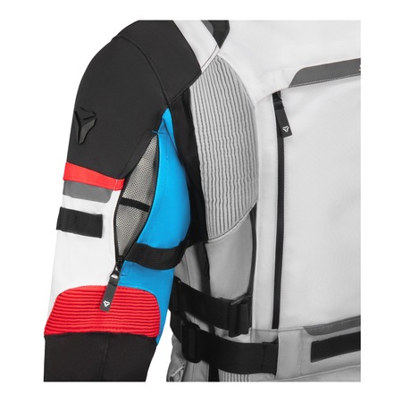 Kurtka tekstylna damska SECA ARRAKIS III LADY GREY/BLUE/RED szary niebieski czerwony