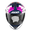 Kask integralny AXXIS DRAKEN S STAR MATT BLUE biały granatowy różowy pomarańczowy żółty zielony