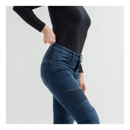 Jeansy motocyklowe damskie BROGER AURA LADY BLUE niebieski