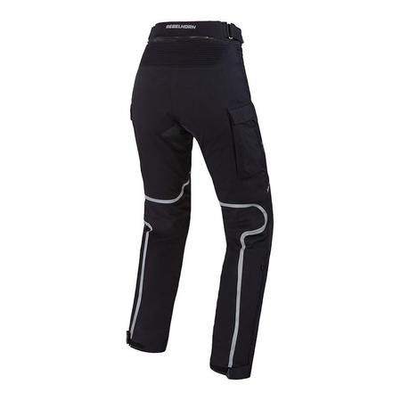 Spodnie tekstylne damskie REBELHORN HARDY II LADY BLACK czarny